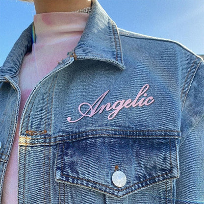 Angelic Denim Jacket by White Market