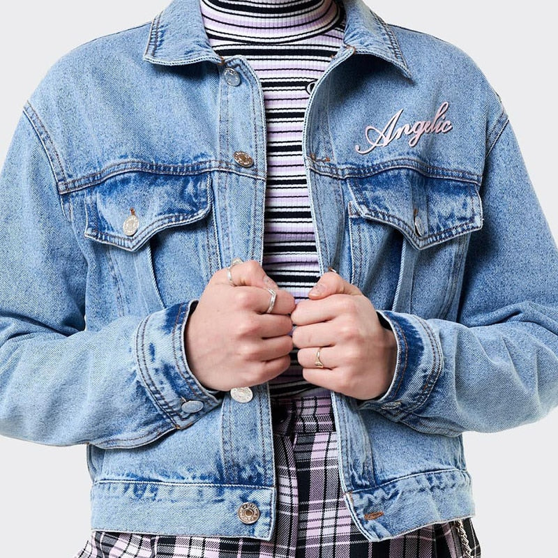 Angelic Denim Jacket by White Market