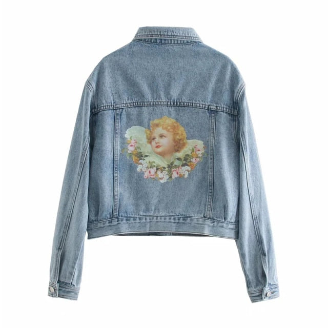 Angelic Denim Jacket by White Market