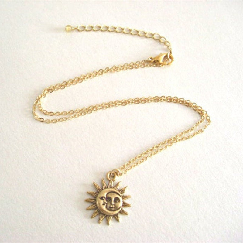 Moon & Sun Necklace by White Market