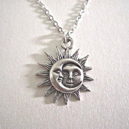 Moon & Sun Necklace by White Market