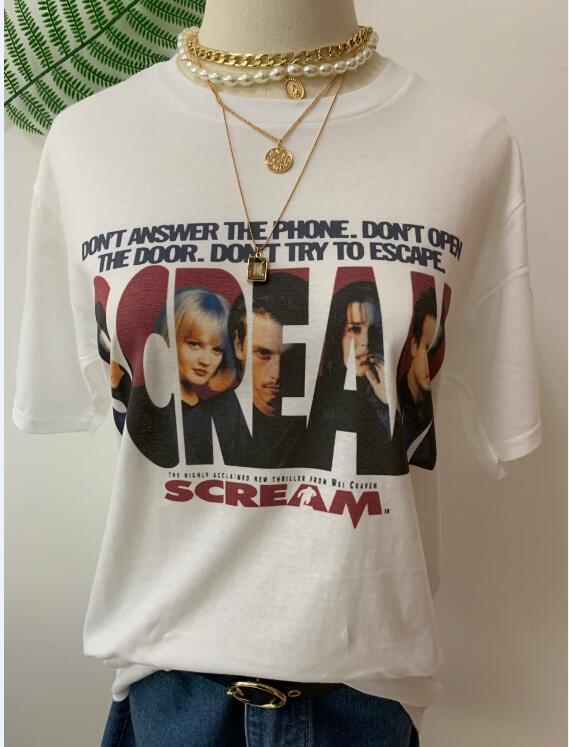 "SCREAM" Tee by White Market