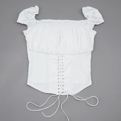 Off Shoulder Corset Top by White Market