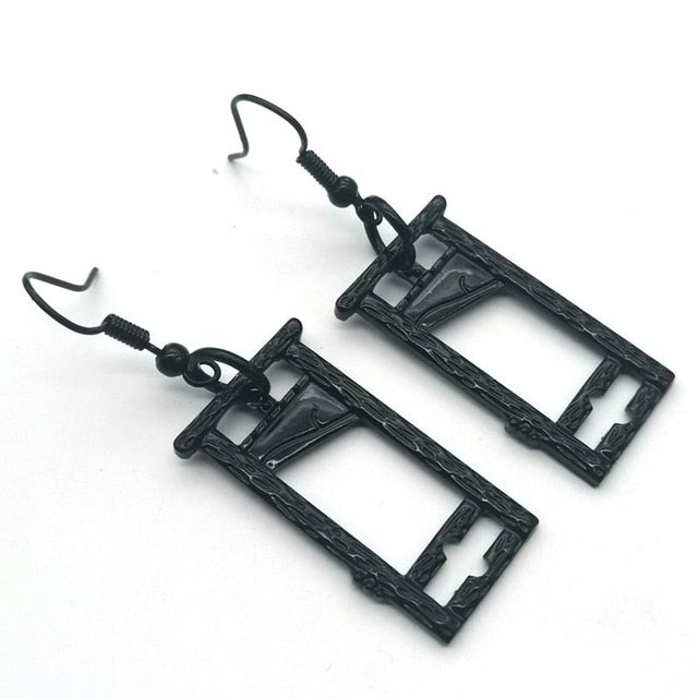 Mini Guillotine Earrings by White Market