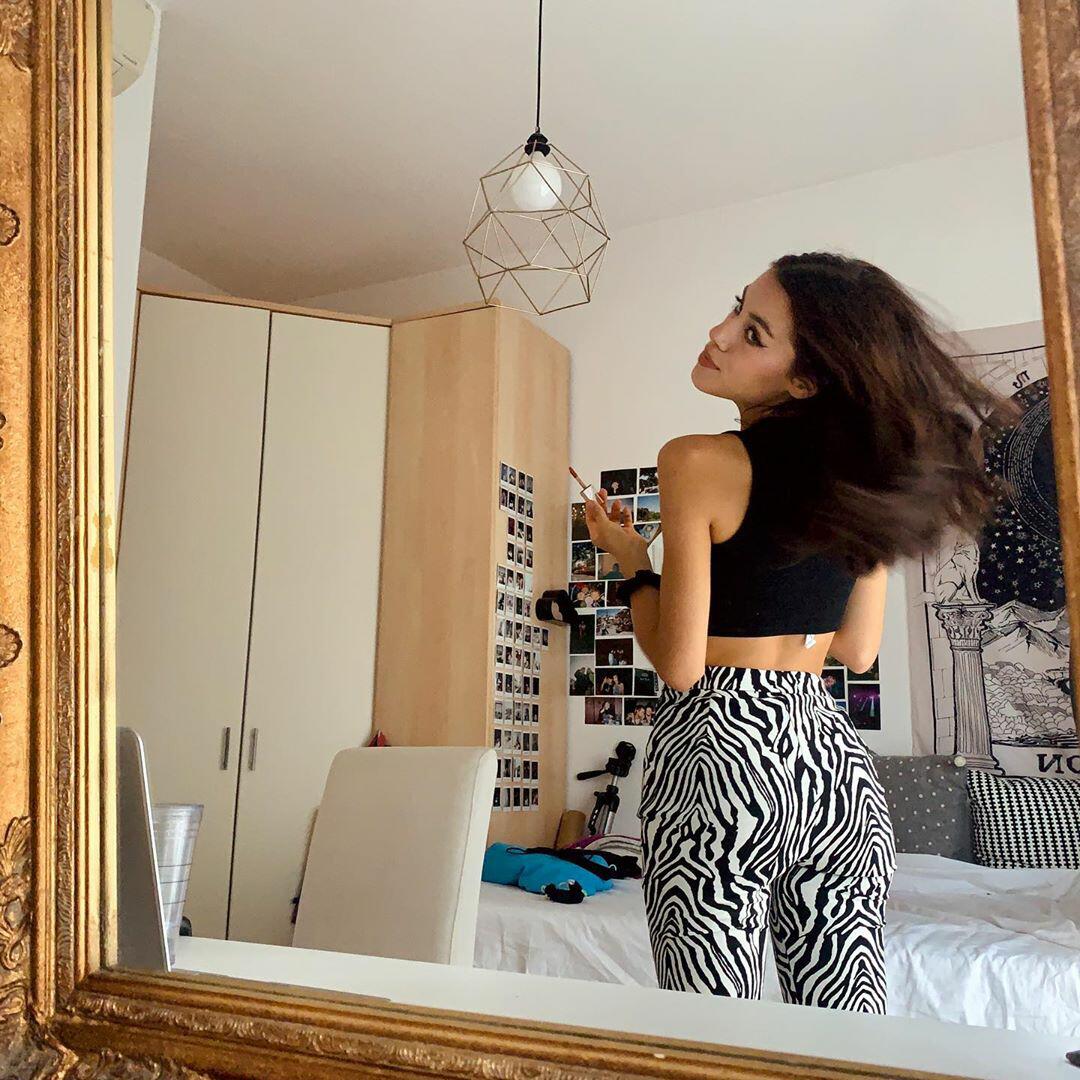 Psychedelic Zebra Print Pants by White Market