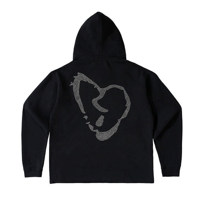 Revenge Rhinestones Hoodies by White Market