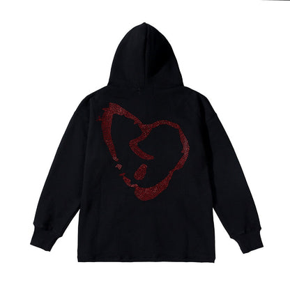 Revenge Rhinestones Hoodies by White Market