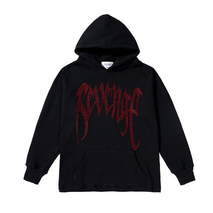 Revenge Rhinestones Hoodies by White Market