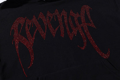 Revenge Rhinestones Hoodies by White Market