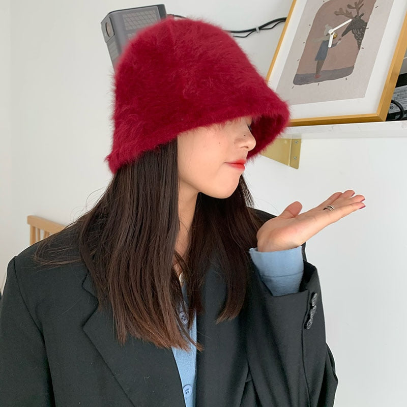 Vegan Fur Winter Cap by White Market