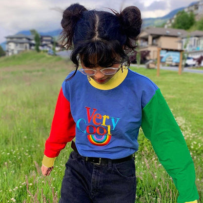 Very Cool Rainbow Sweater by White Market