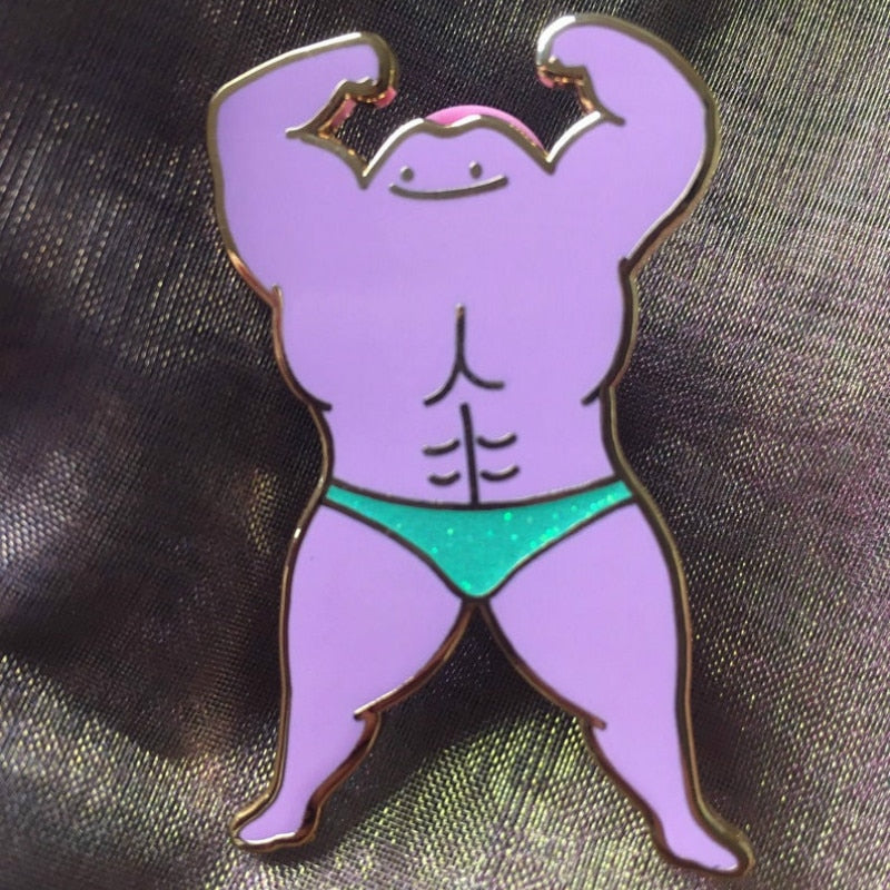 Muscular Ditto Pin by White Market