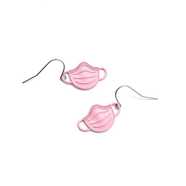 COVID Mask Earrings by White Market