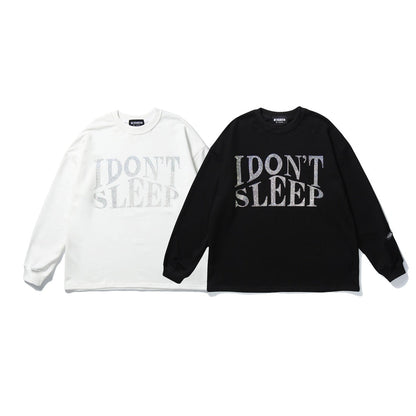 I Don't Sleep Rhinstone Sweater by White Market