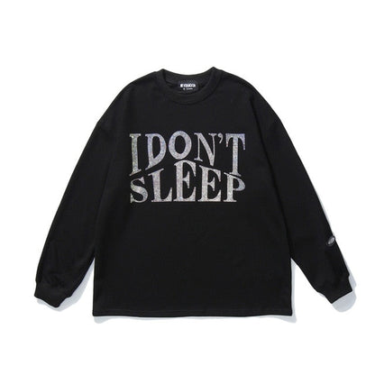 I Don't Sleep Rhinstone Sweater by White Market