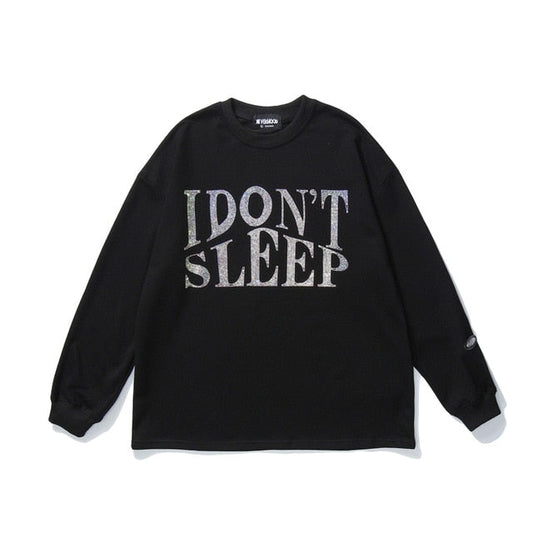 I Don't Sleep Rhinstone Sweater by White Market