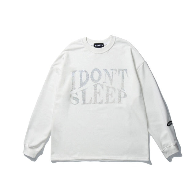 I Don't Sleep Rhinstone Sweater by White Market