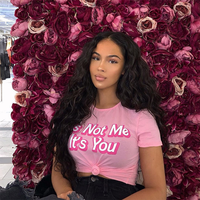 "It's Not Me It's You" Cropped Tee by White Market