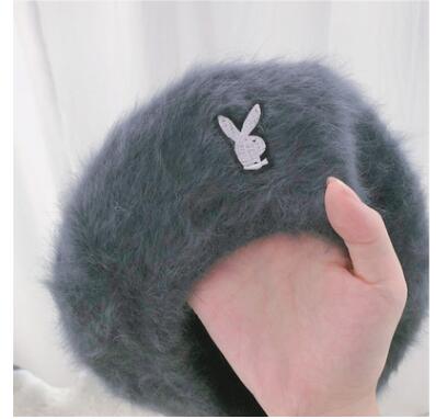 Playboy Faux Fur Beret by White Market