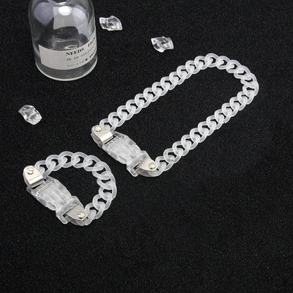 Acrylic Chain Necklace Bracelet Set by White Market