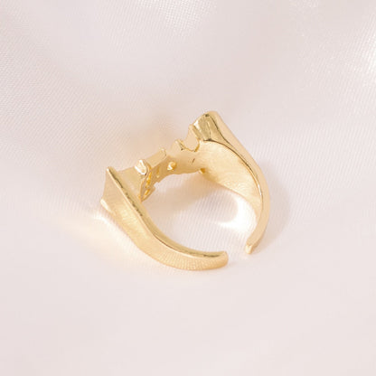 Gold Angel Ring by White Market