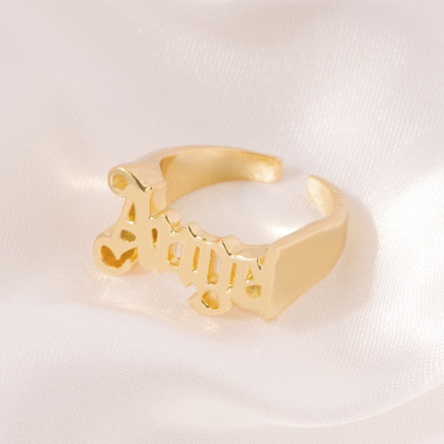 Gold Angel Ring by White Market