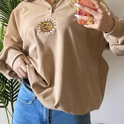 Tarot Sun Long Sleeve Sweater by White Market