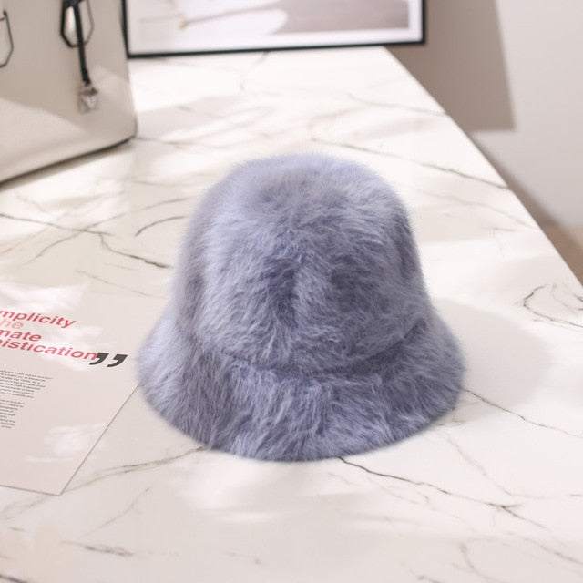 Vegan Fur Winter Cap by White Market