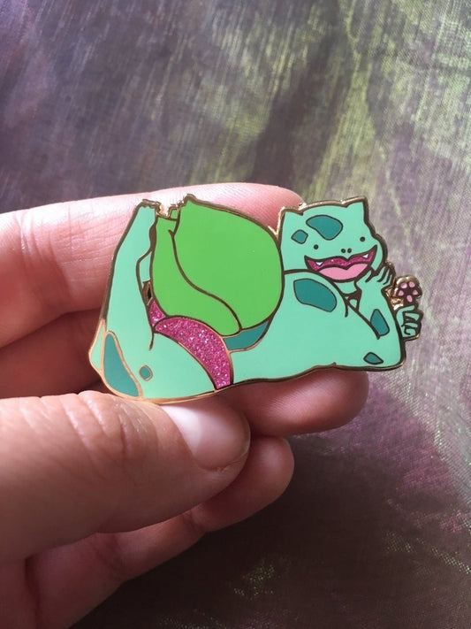 Thicc Bulbasaur Pin by White Market