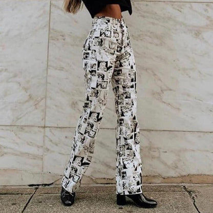 90s Comic Trousers by White Market
