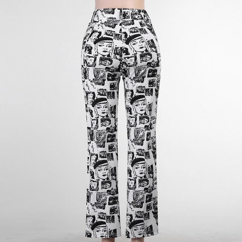 90s Comic Trousers by White Market