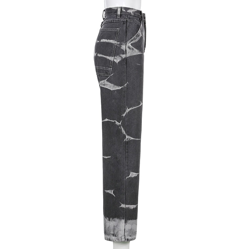 Tie Dye Y2K Skater Jeans by White Market