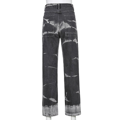 Tie Dye Y2K Skater Jeans by White Market