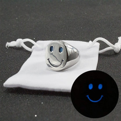 Happy Face Ring by White Market