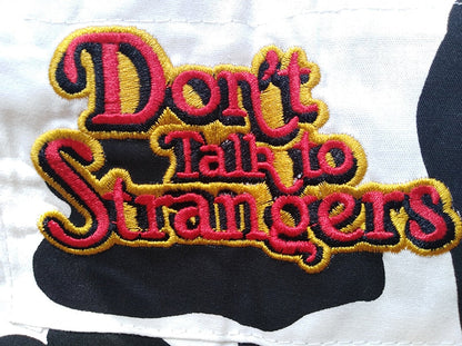 "Don't Talk To Strangers" Overalls by White Market