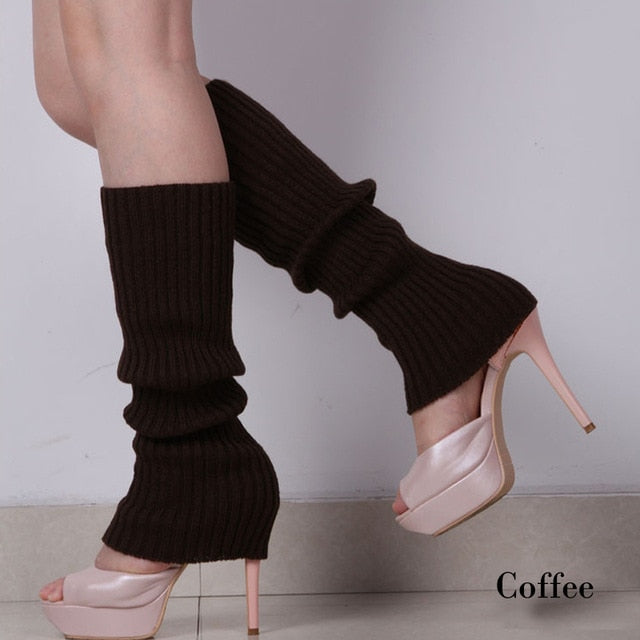 Knitted Ankle Warmers by White Market