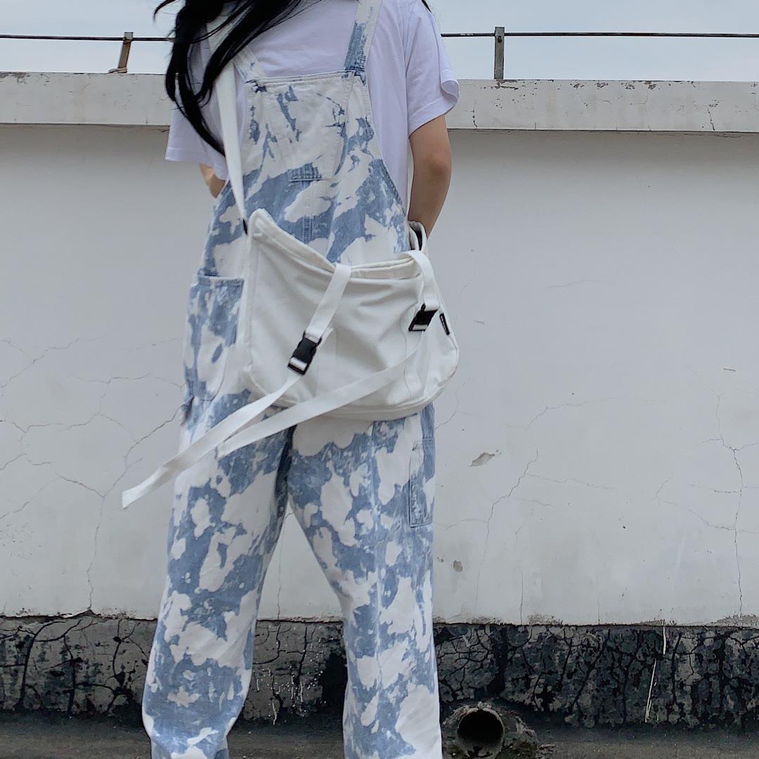 "Don't Talk To Strangers" Overalls by White Market