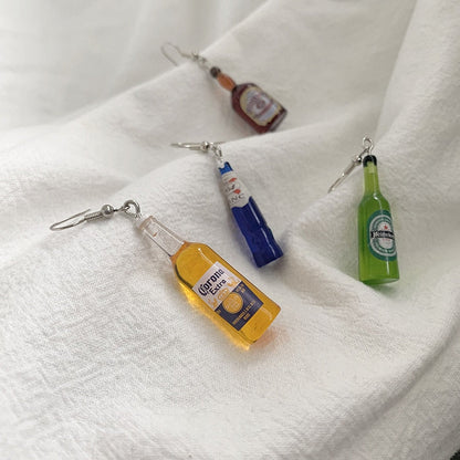 Tiny Beer Earrings by White Market