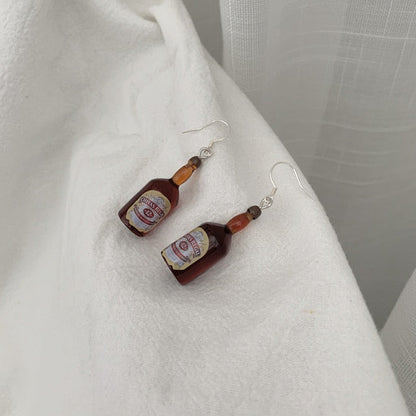 Tiny Beer Earrings by White Market