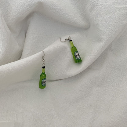 Tiny Beer Earrings by White Market