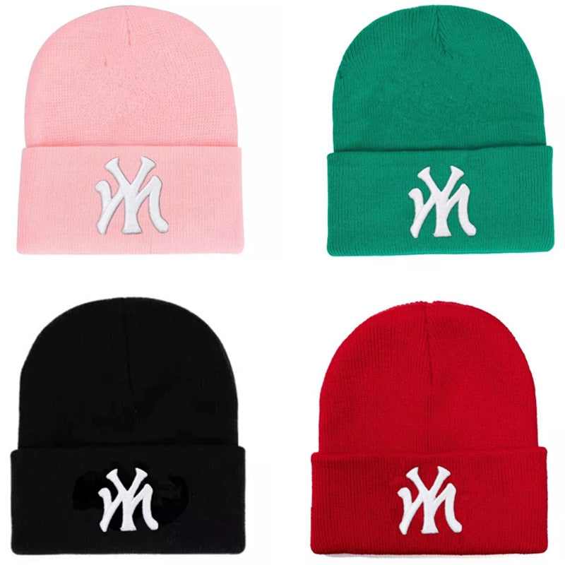 Backward Post Modern Yankee Beanie by White Market