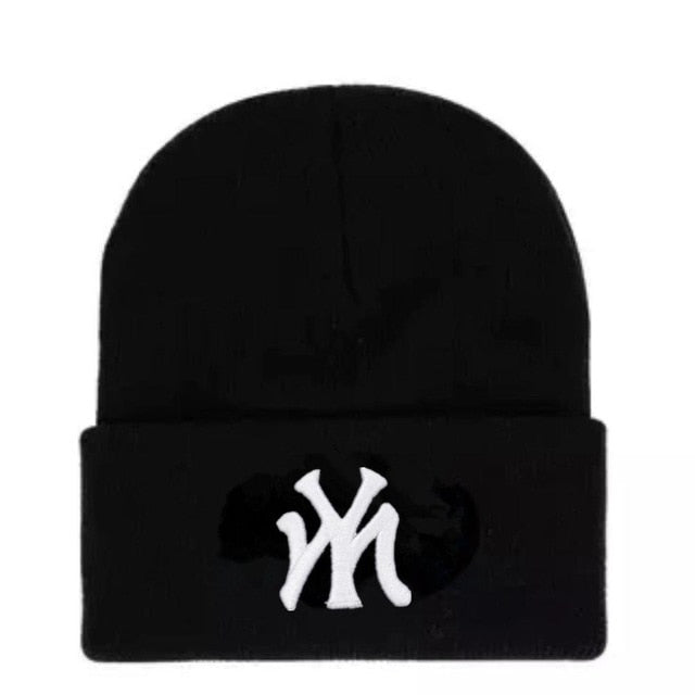 Backward Post Modern Yankee Beanie by White Market