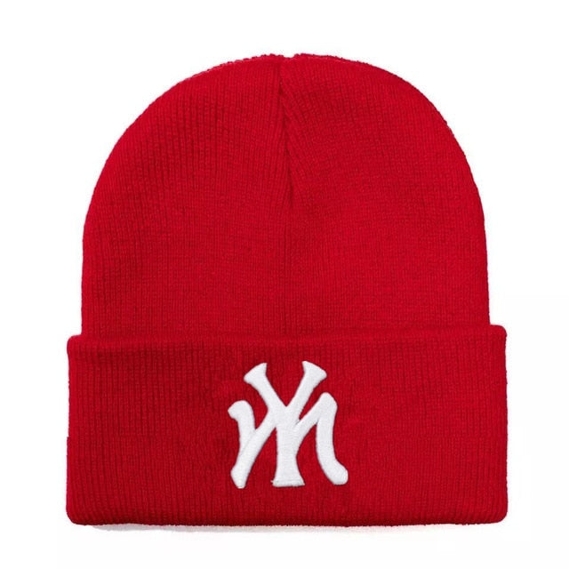 Backward Post Modern Yankee Beanie by White Market