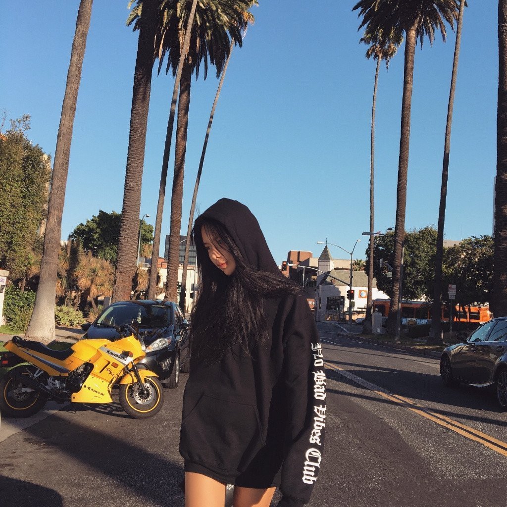 "No Bad Vibes Club" Hoodie by White Market