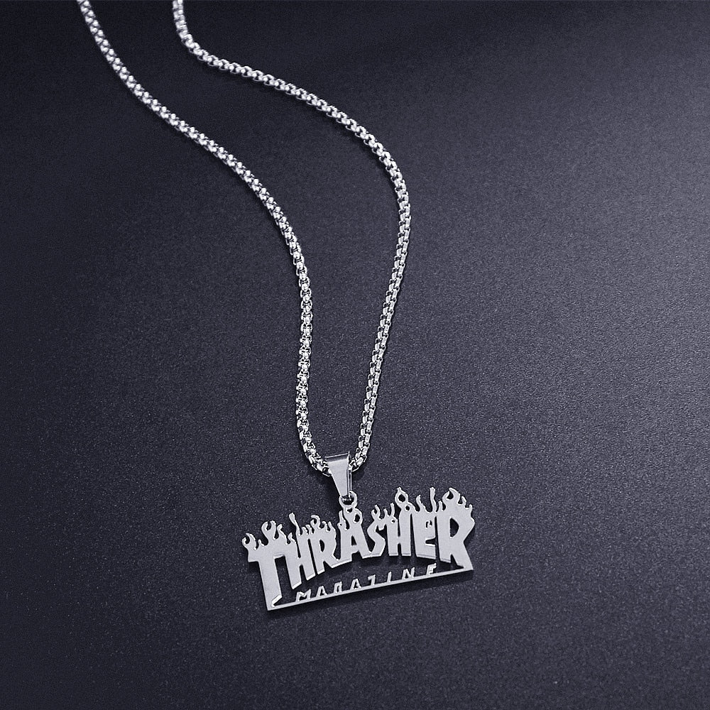 Thrasher Necklace by White Market