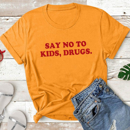 "Say No To Kids, Drugs" Tee by White Market