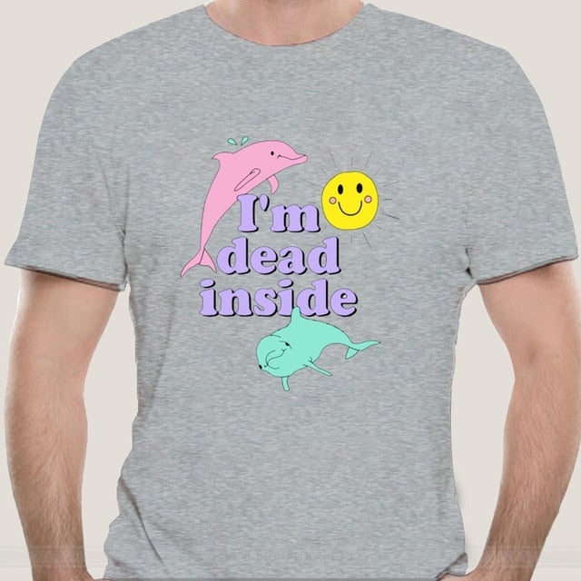 I'm Dead Inside Dolphins Tee by White Market