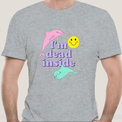 I'm Dead Inside Dolphins Tee by White Market