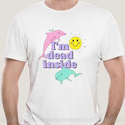 I'm Dead Inside Dolphins Tee by White Market