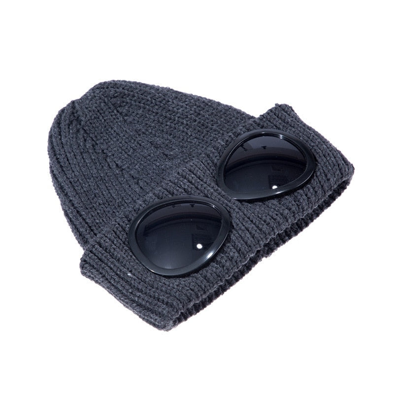 Pilot Goggle Beanie by White Market